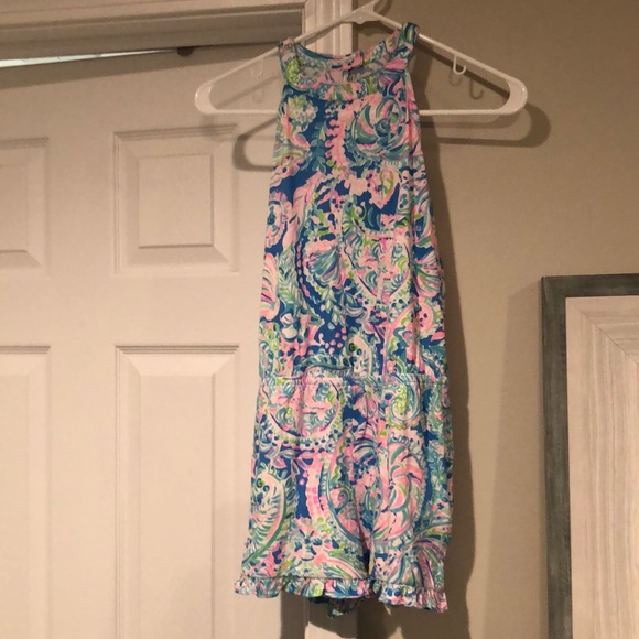 Girls Lilly Pulitzer 12/14 Brienne romper - Picture 1 of 5